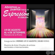 Abramos las Puertas Hacia la Expresin III - Obra de Teresa Alborno - Viernes 19 de Agosto de 2016
